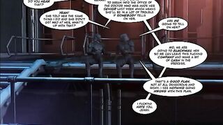 Woman fucks with her favorite adult comic book hero