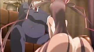 The guy sweated while having sex with a woman