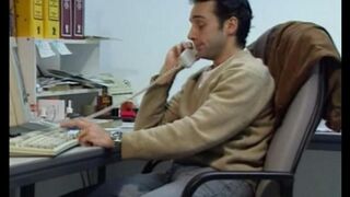 The long-awaited boyfriend finally came, and the girl got a fat cock in her wet pussy