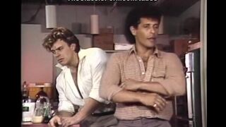 Retro swingers fuck like parents in a wild orgy, reminiscent of a hardcore group scene