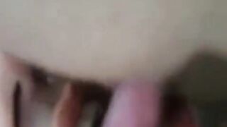 The guy made the girl cum by freezing time with his dick