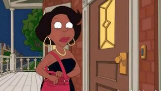 On the porn set of Cleveland show parody