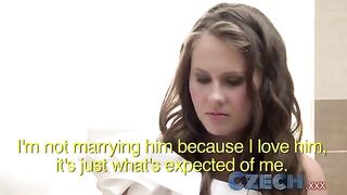 The bride was fucking with a witness in the wedding party