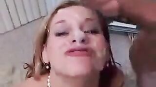 A hot man with a thick cock made cum for the cute baby