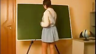 Old teacher fucks his student in hardcore sex