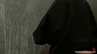 The pretty girl has a hard cock in her mouth, she cannot get rid of it