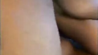 Asian whore, in a bold act, sucks a huge black cock