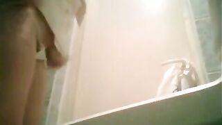 A hidden camera in the toilet captured a graduate peeing