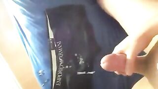 The guy was jerked off, but there was no ejaculation