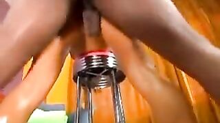 Sandra Roman gets her pussy railed in all poses