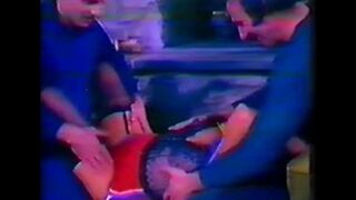 A man fucked two girls in this retro Italian porn video
