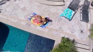 A huge black dick in the ass of a neighbor woman