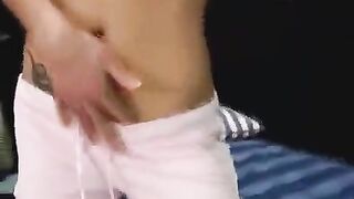 The guy tried anal sex with a brunette and got cum on his face