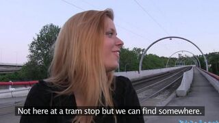 Hot blond girl was picked up on the Karachi streets and fucked