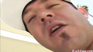 A girl sells her body for money in a stunning HD video