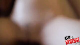 Two cheerful sluts in one dick, captured in a steamy FFM scene