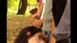 Four girls were raped right in the street and in their holes