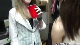 Instead of paying the debt, the girls offered a wild party to the collector