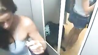 A guy caught his naked sister on camera in a compromising moment