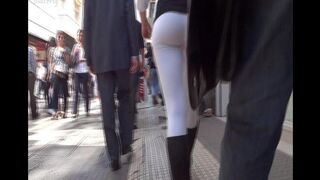 The camera follows the juicy Argentine ass, a tantalizing sight to see