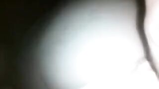 At night, it was possible to take the chick's pussy on video