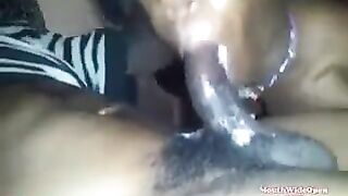 A huge black cock is much more pleasant to lick than usual