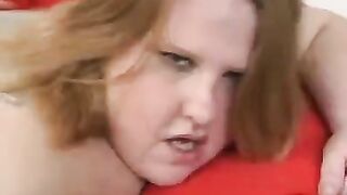 A fat woman is getting fucked and satisfied