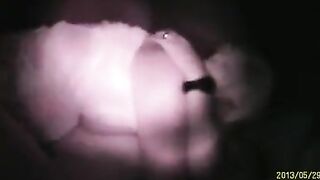 Sexual neighbors fuck through the hole in the wall