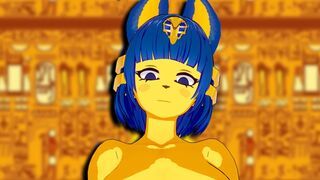 Ankha enjoys riding a big cock in the new episode