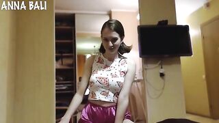 A stepbrother fucks his stepsister and then promised to buy her a dress