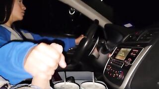 The stepsister helps out on the highway with roadside assistance