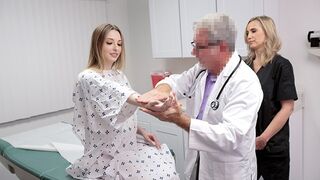 Ailee Anne gets fucked by pervert doctor and his assistant in a hardcore threesome