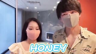 Japanese guy’s slippery handjob with cum lube and creampie finish