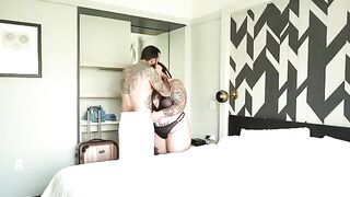 BBW cheats on her hubby with a hotel guest