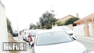 Serenia Keer searches for dick on the side of the road and Jordi El Nino Polla walks up