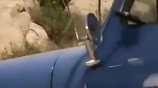 The driver had sex with his companion on the way