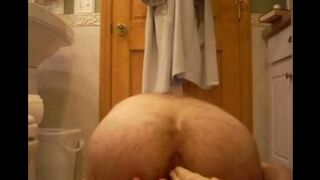 A rubber cock in my ass - homemade sex with intense pleasure
