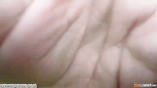 The blond girl was fucked on the road in anal