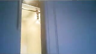 The wife runs around the apartment in thongs, entertaining troops