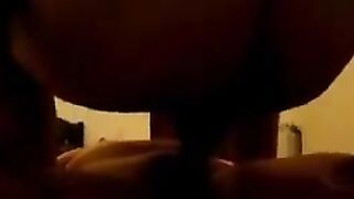 A mature woman with a sagging belly gets fucked by three guys