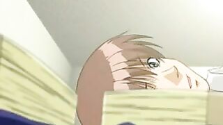 Big-eyed Hentai chick is a pro at blowing dick