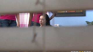 A fresh couple have sex in the dormitory of the college, it was just great