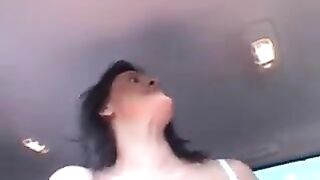 Three cool guys brought a prostitute to the forest for fun