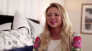 Two beautiful lesbians are locked in a bedroom and they love it