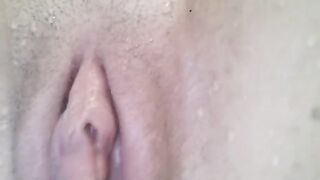 Hot pussy close up and female orgasm underwater