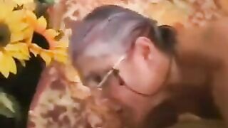 An adult man fucked in the ass gray stockings old woman