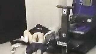He lowered his pants and began to engage in anal with his girlfriend