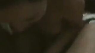 Busty BBW dances naked in front of her husband, showcasing her curves