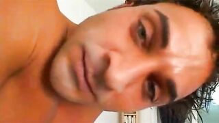 Two pretty girls fucked by an Italian guy on the couch