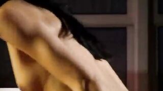 A couple fucked on the couch in the club, very erotic